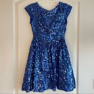B Darlin Royal blue Sequin cocktail